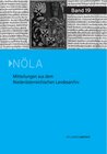 Buchcover Mitteilungen aus dem Niederösterreichischen Landesarchiv 19