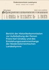 Buchcover Bericht der Historikerkommission zur Aufarbeitung der Person Franz Karl Ginzkey und des Entstehungszusammenhangs der Nie