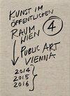 Buchcover Kunst im öffentlichen Raum Wien 2014–2016