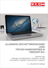 Buchcover Allgemeine Geschäftsbedingungen (AGB) für den Warenvertrieb in Webshops B2C