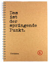 Buchcover Das ist der springende Punkt – Notizbuch
