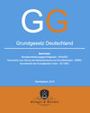 Buchcover Grundgesetz GG Deutschland