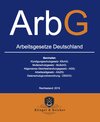 Buchcover Arbeitsgesetze ArbG Deutschland