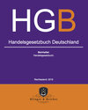Buchcover Handelsgesetzbuch HGB Deutschland