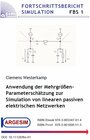 Buchcover Anwendung der Mehrgrößen-Parameterschätzung zur Simulation von linearen passiven elektrischen Netzwerken