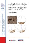 Buchcover Modelling Synthesis of Lattice Gas Cellular Automata and of Random Walk and Application to Gluing of Bulk Material