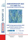 Buchcover Kurzbeiträge & Abstract-Beiträge ASIM Workshop 2023 STS/GMMS/EDU