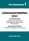Buchcover Lohnsteuertabellen 2022