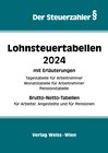Buchcover LOHNSTEUERTABELLEN 2024 mit Brutto-/Nettotabellen