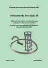 Buchcover Instrumenta inscripta IX – Keryx 11