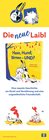 Buchcover Werbemittel Streifenplakat Hase, Hund, Birnen - UND?