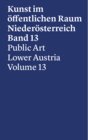 Buchcover Kunst im öffentlichen Raum Niederösterreich, Band 13, 2017-2019