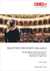 Buchcover Rechtstipps für Events von A bis Z