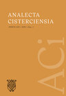 Buchcover Analecta Cisterciensia 70 (2020) - Band 1/2 (Fasc. 1)