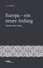Buchcover Europa – ein neuer Anfang