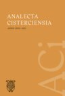 Buchcover Analecta Cisterciensia Vol. 72