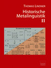 Buchcover Historische Metalinguistik II