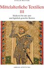Buchcover Mittelalterliche Textilien III