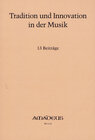 Buchcover Tradition und Innovation in der Musik