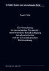 Buchcover Die Verrechnung im internationalen Privatrecht unter besonderer Berücksichtigung der schweizerischen und US-amerikanisch