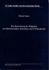 Buchcover Die Berechnung der Rügefrist im schweizerischen, deutschen und UN-Kaufrecht