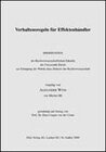 Buchcover Verhaltensregeln für Effektenhändler