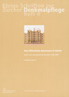 Buchcover Das öffentliche Bauwesen in Zürich, 1798-1958. Set