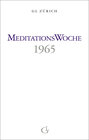 Buchcover Meditationswoche 1965