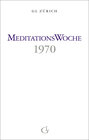 Buchcover Meditationswoche 1970