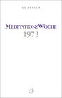 Buchcover Meditationswoche 1973