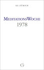 Buchcover Meditationswoche 1978