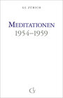 Buchcover Meditationen 1954-1959
