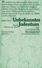 Buchcover Unbekanntes Judentum