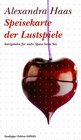 Buchcover Speisekarte der Lustspiele