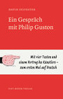 Buchcover Ein Gespräch mit Philip Guston