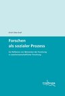 Buchcover Forschen als sozialer Prozess