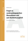 Buchcover Fragen zu sonderpädagogischen Massnahmen und zum Nachteilsausgleich