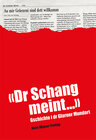 Buchcover Dr Schang meint