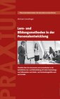 Buchcover Lern- und Bildungsmethoden in der Personalentwicklung