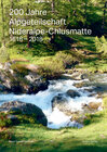 Buchcover 200 Jahre Alpgeteilschaft Nideralpe-Chlusmatte