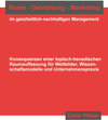 Buchcover Raum - Gestaltung - Marketing im ganzheitlich-nachhaltigen Management