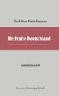 Buchcover Die Fratze Deutschland
