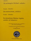 Buchcover Basilios, De archangelo Michael, sahidice Pseudo - Euhodios De resurrectione, sahidice Pseudo - Euhodios De dormitione M
