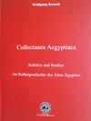 Buchcover Collectanea Aegyptiaca