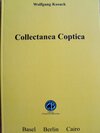 Buchcover Collectanea Coptica