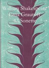 Buchcover William Shakespeare Forty-two Sonnets Zweiundvierzig Sonette übersetzt von Erna Grautoff