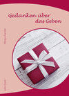 Buchcover Gedanken über das Geben