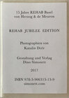 Buchcover REHAB Jubilée Edition