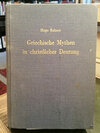 Buchcover Griechische Mythen in christlicher Deutung