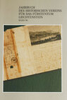 Buchcover Jahrbuch des Historischen Vereins für das Fürstentum Liechtenstein